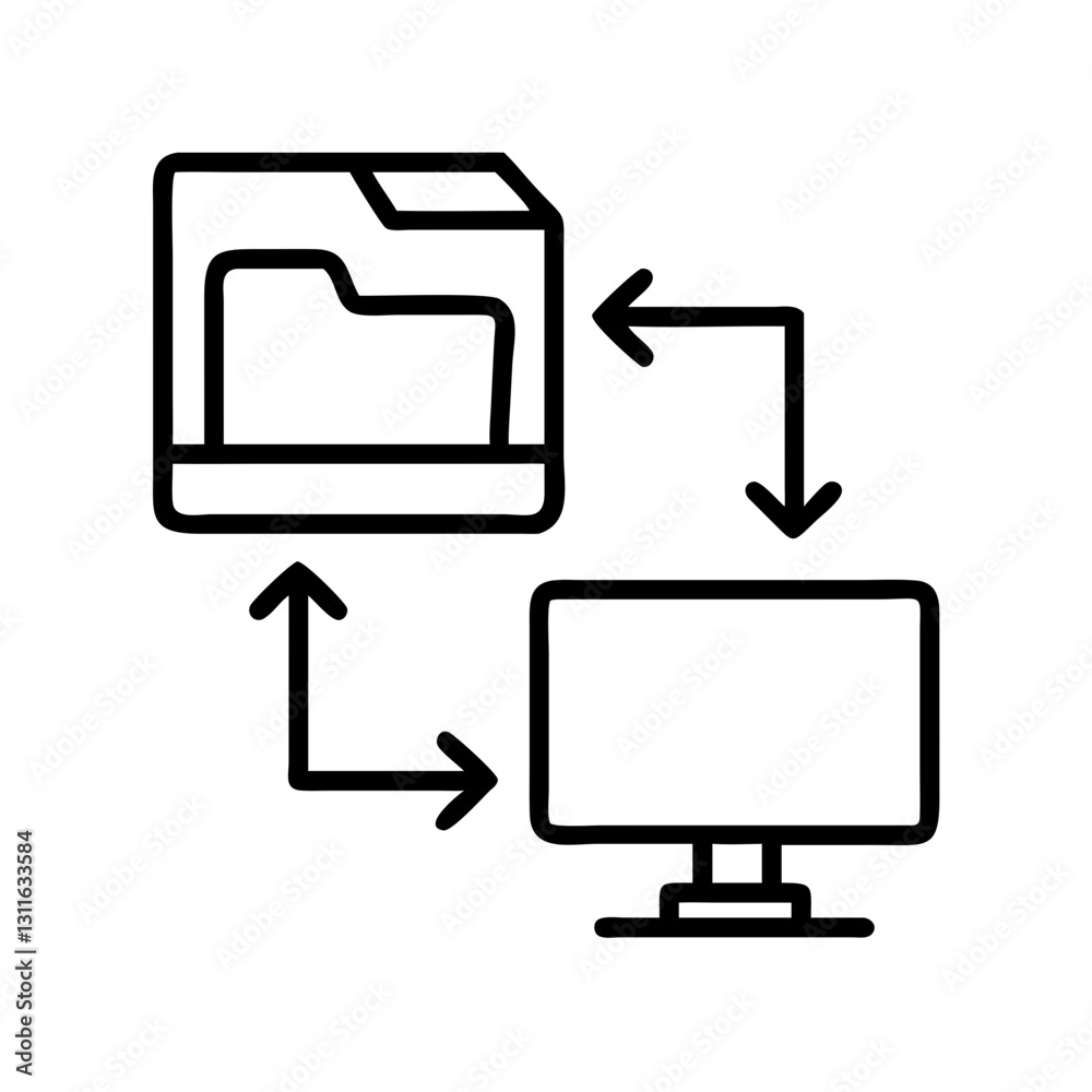 file sharing icon, file sharing line art - simple line art of file sharing, perfect for file sharing logos and icons file sharing icon, file sharing line art - simple line art of file sharing, perfect for file sharing logos and icons