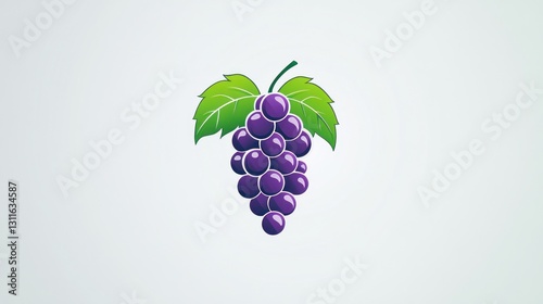 Illustration of a bunch of grapes