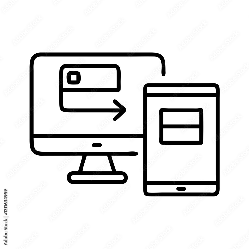 remote desktop icon, remote desktop line art - simple line art of remote desktop, perfect for remote desktop logos and icons remote desktop icon, remote desktop line art - simple line art of remote desktop, perfect for remote desktop logos and icons