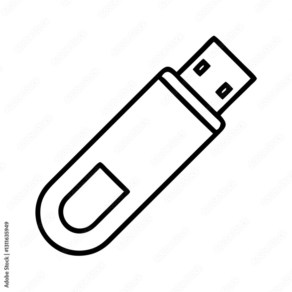 usb flash drive icon, usb flash drive line art - simple line art of usb flash drive, perfect for usb flash drive logos and icons usb flash drive icon, usb flash drive line art - simple line art of usb flash drive, perfect for usb flash drive logos and icons