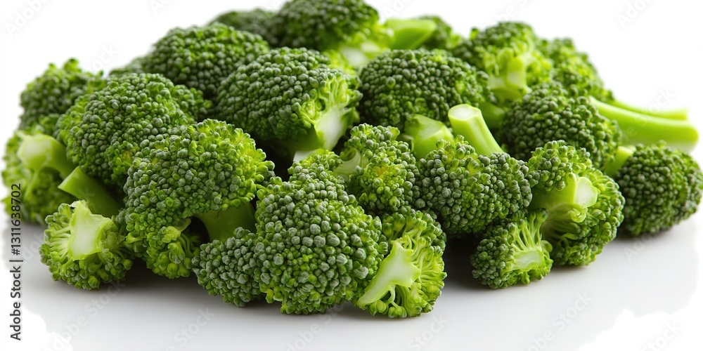 Fresh broccoli isolated on white background Fresh broccoli isolated on white background