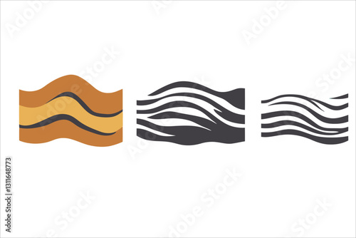 vector illustration of a wave