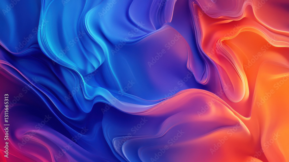 Obraz premium An abstract digital background with rich fluid gradients
