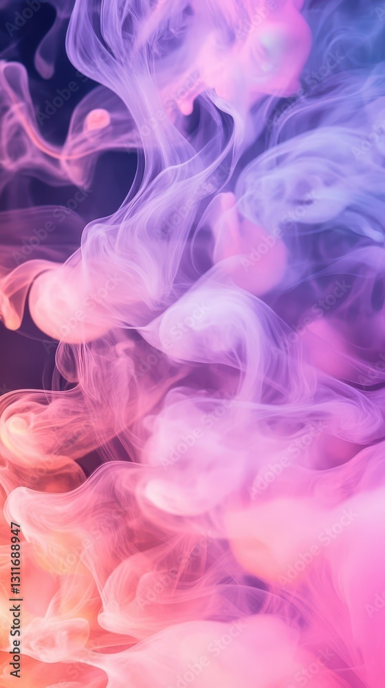 Ethereal organic mist blending into a blurred abstract atmosphere Ethereal organic mist blending into a blurred abstract atmosphere