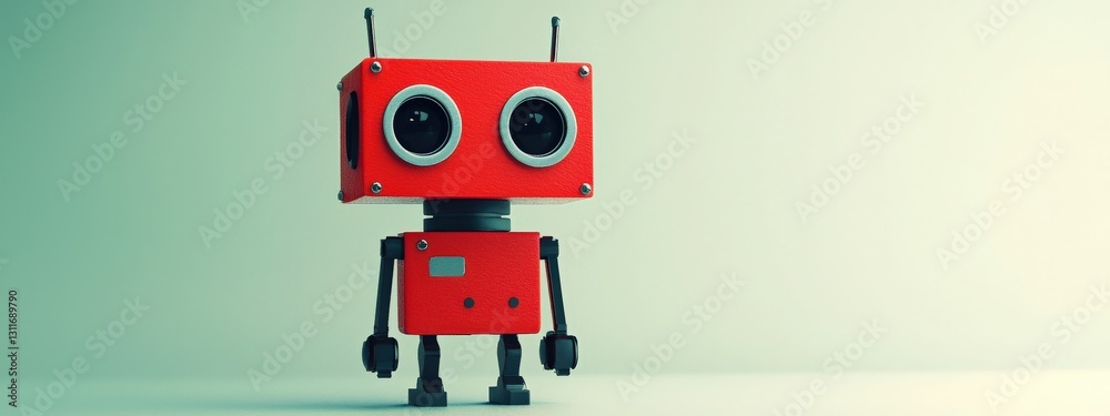 Fototapeta premium Robotics transforming workspace automation technologies.