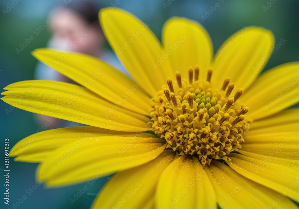 Close-up of vibrant yellow flower with soft focus background Close-up of vibrant yellow flower with soft focus background