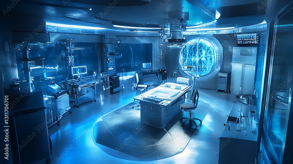 Advanced workstations in a modern laboratory setting high resolution picture Advanced workstations in a modern laboratory setting high resolution picture