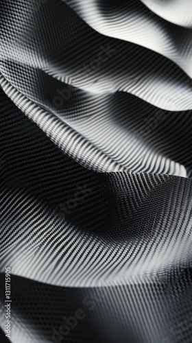 Wallpaper Mural Precision-Cut Carbon Fiber Plate with Geometric Design Torontodigital.ca