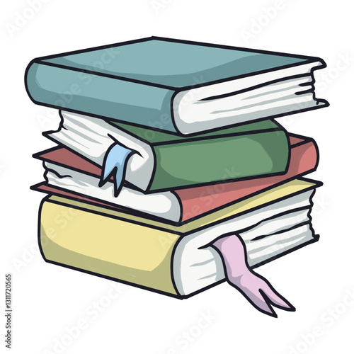 stack of books