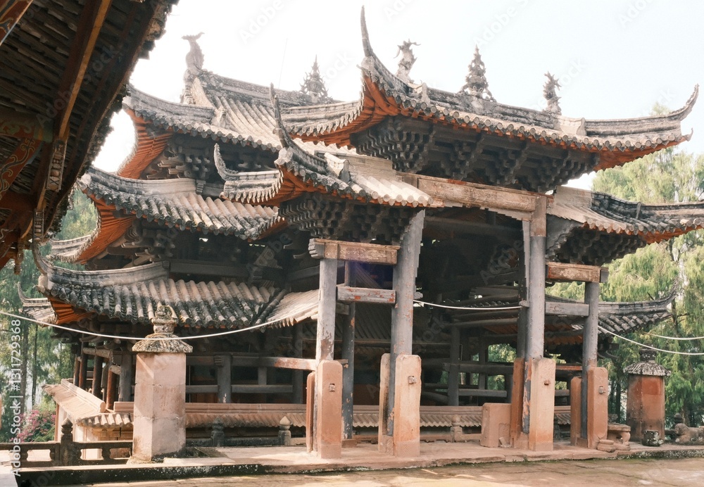 Traditional Buddhist stone carvings in Anyue,Sichuan Traditional Buddhist stone carvings in Anyue,Sichuan