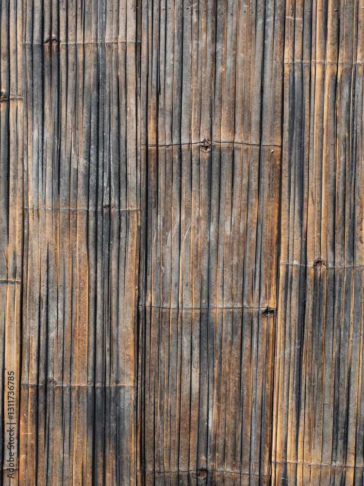 Bamboo wood pattern for nature background.