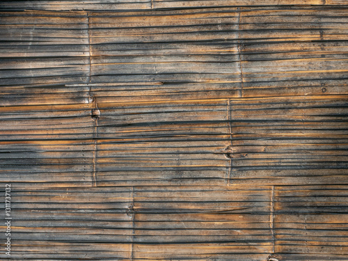 Bamboo wood pattern for nature background.