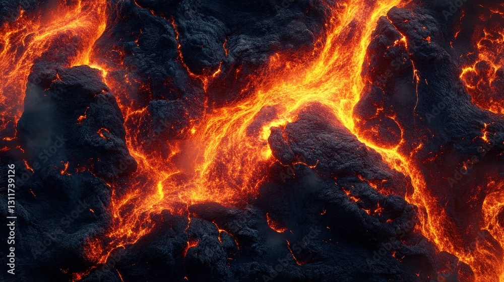 Majestic lava-rock canvas ablaze with vibrant orange and yellow flames cascading diagonally from top-left to bottom-right, igniting the surface into a fiery spectacle of nature’s raw power Majestic lava-rock canvas ablaze with vibrant orange and yellow flames cascading diagonally from top-left to bottom-right, igniting the surface into a fiery spectacle of nature’s raw power