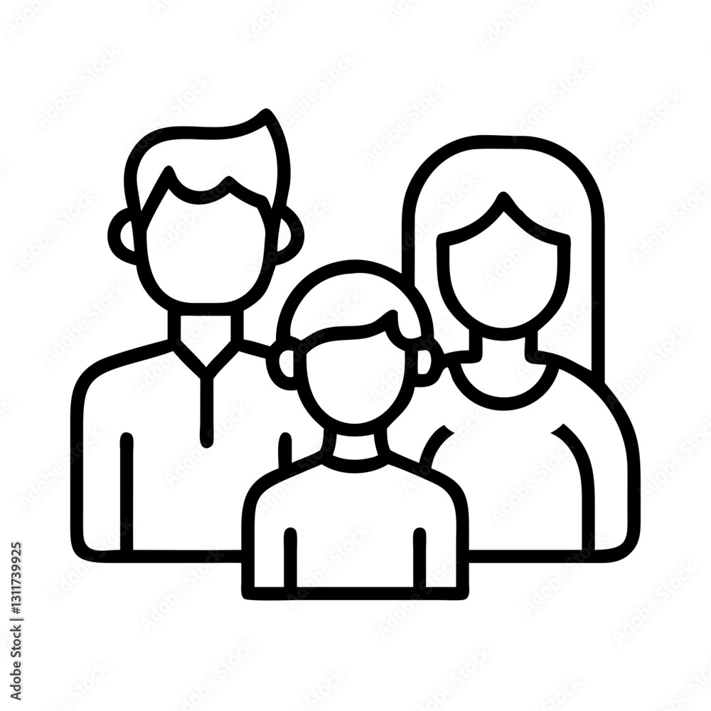 family generic icon, family generic line art - simple line art of family generic, perfect for family generic logos and icons family generic icon, family generic line art - simple line art of family generic, perfect for family generic logos and icons