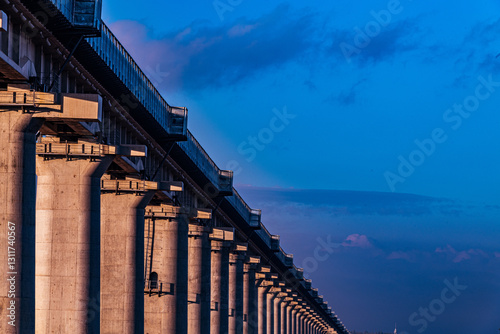 old bridge over the river Nairobi National Park is a national park in Kenya that was established in 1946 about 7 km south of Nairobi. It is fenced on three sides, whereas the open southern boundary al