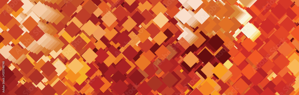 Warm-Toned Abstract Background with Diverse Geometric Elements Warm-Toned Abstract Background with Diverse Geometric Elements