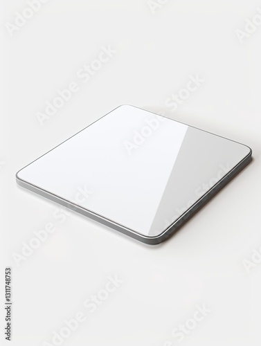 Sleek modern touchpad on a clean white background perfect for technology themes
