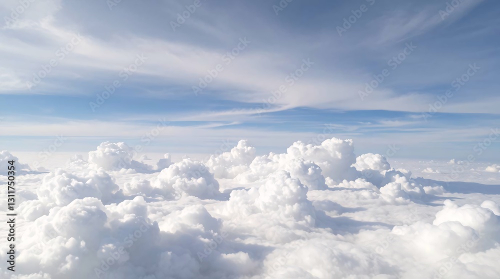 High Altitude Clouds in Pale Blues and Whites – Professional Quality Landscape Stock Photo High Altitude Clouds in Pale Blues and Whites – Professional Quality Landscape Stock Photo