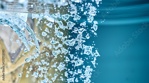 Wasserhahn mit Verschmutzung ,kalk und tropfendem Wasser
