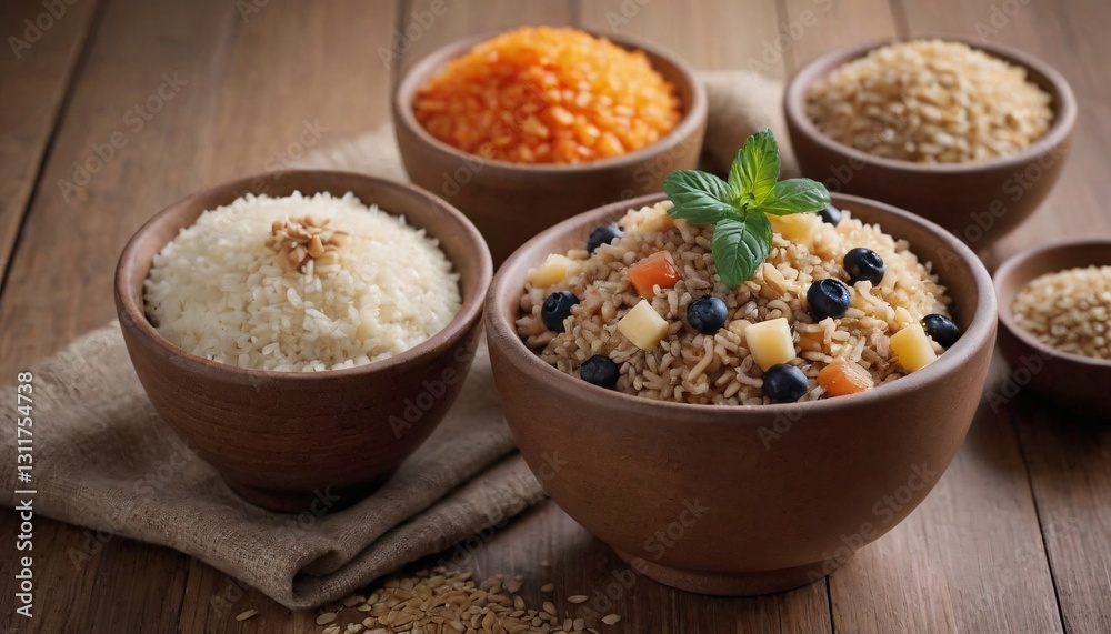Nutrient-Packed Assorted Grains Bowl with Quinoa, Farro, and Brown Rice | Healthy Meal Inspiration Nutrient-Packed Assorted Grains Bowl with Quinoa, Farro, and Brown Rice | Healthy Meal Inspiration