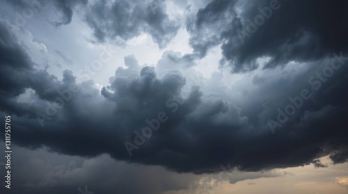 Dramatic Dark Storm Clouds with Moody Atmosphere