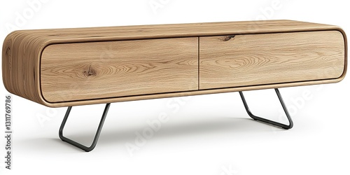 Fototapeta Naklejka Na Ścianę i Meble -  Wooden sideboard or cabinet isolated 