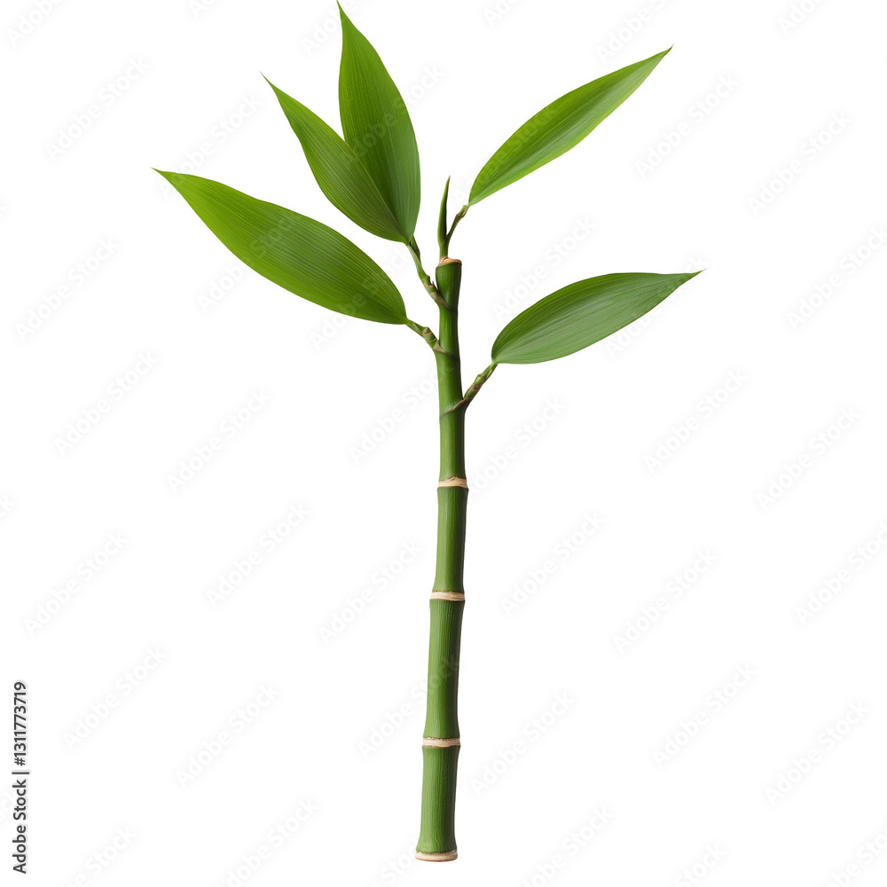 Obraz premium bamboo isolated on white background
