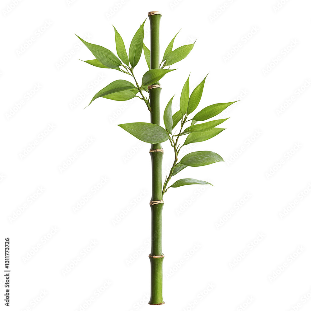 Fototapeta premium bamboo isolated on white background