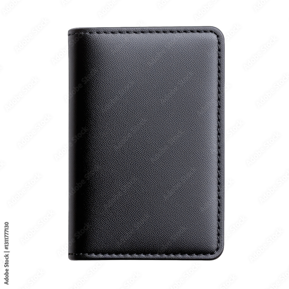 Minimalist black wallet for organizing cards and cash. Minimalist black wallet for organizing cards and cash.