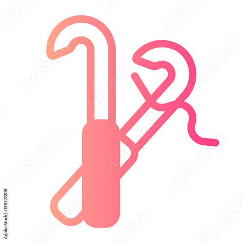 crochet gradient icon