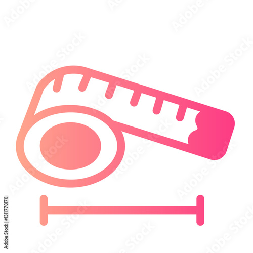 Measure Tape gradient icon