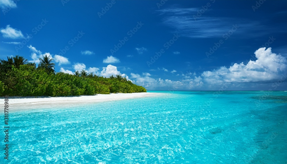 Fototapeta premium モルディブの美しい海（Beautiful sea of ​​Maldives） 
