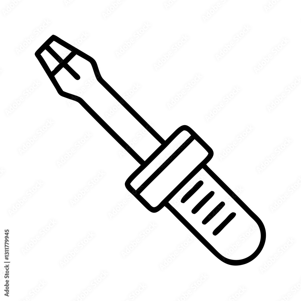 screwdriver icon, screwdriver line art - simple line art of screwdriver, perfect for screwdriver logos and icons screwdriver icon, screwdriver line art - simple line art of screwdriver, perfect for screwdriver logos and icons