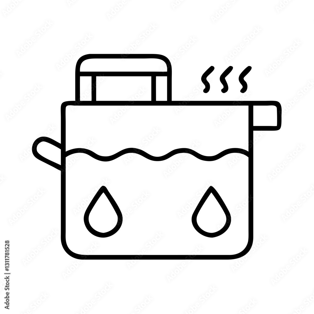 coolant icon, coolant line art - simple line art of coolant, perfect for coolant logos and icons coolant icon, coolant line art - simple line art of coolant, perfect for coolant logos and icons