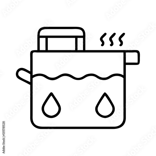 coolant icon, coolant line art - simple line art of coolant, perfect for coolant logos and icons