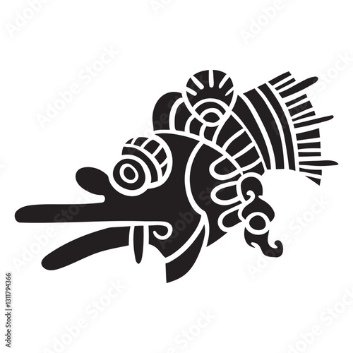 aztec spiritualism black symbol.eps