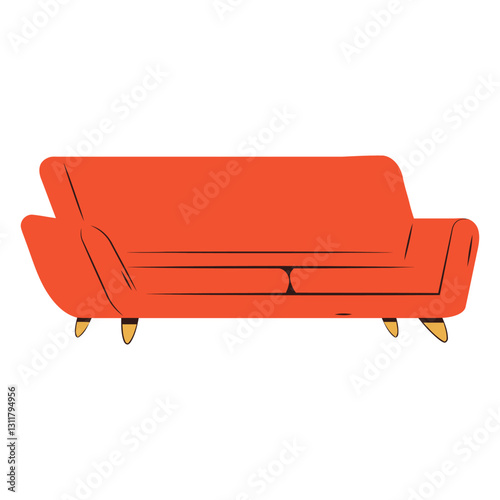 comfy couch flat.eps