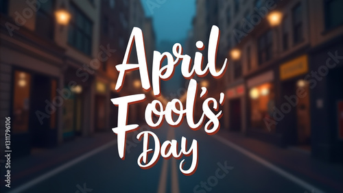 April Fool's Day Celebration in Urban Setting
