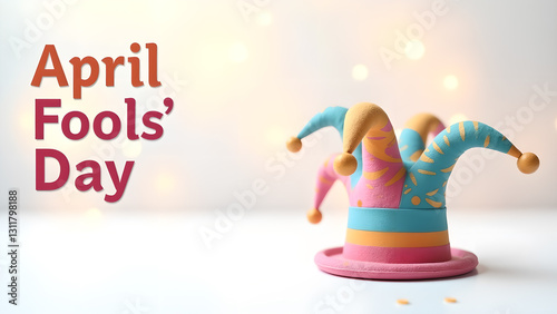 Colorful Jester Hat for April Fools' Day Celebration