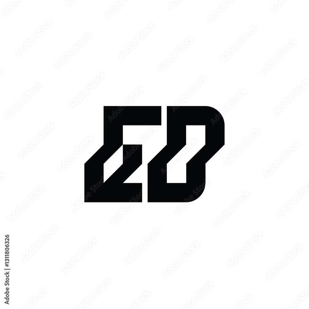 ED monogram logo design letter text name symbol monochrome logotype alphabet character simple logo ED monogram logo design letter text name symbol monochrome logotype alphabet character simple logo