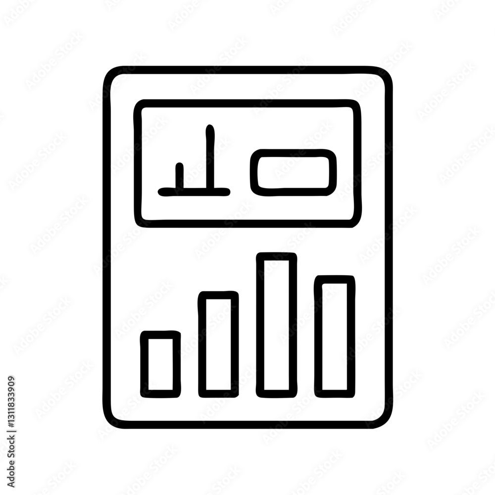 statistical calculator icon, statistical calculator line art - simple line art of statistical calculator, perfect for statistical calculator logos and icons statistical calculator icon, statistical calculator line art - simple line art of statistical calculator, perfect for statistical calculator logos and icons