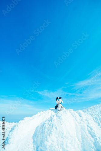 山形蔵王の美しい樹氷