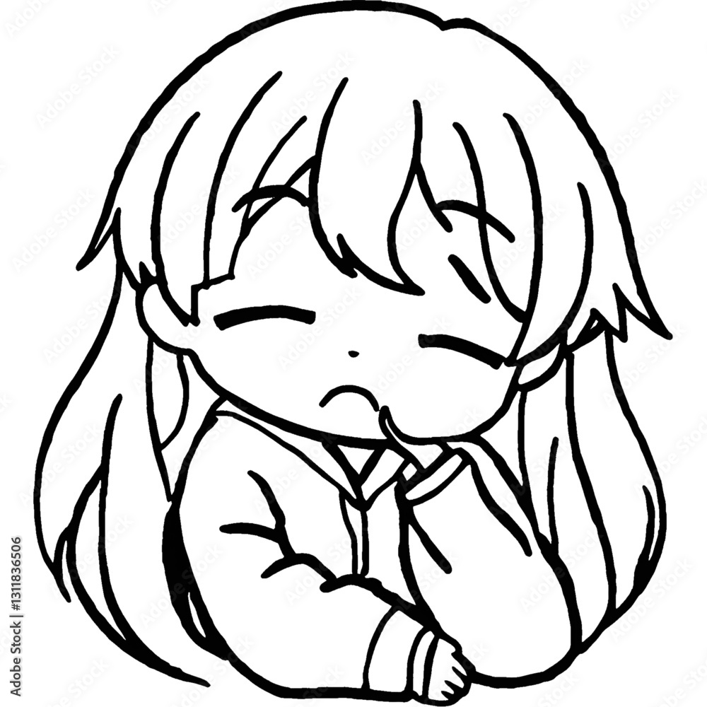 Sleepy chibi style Sleepy chibi style