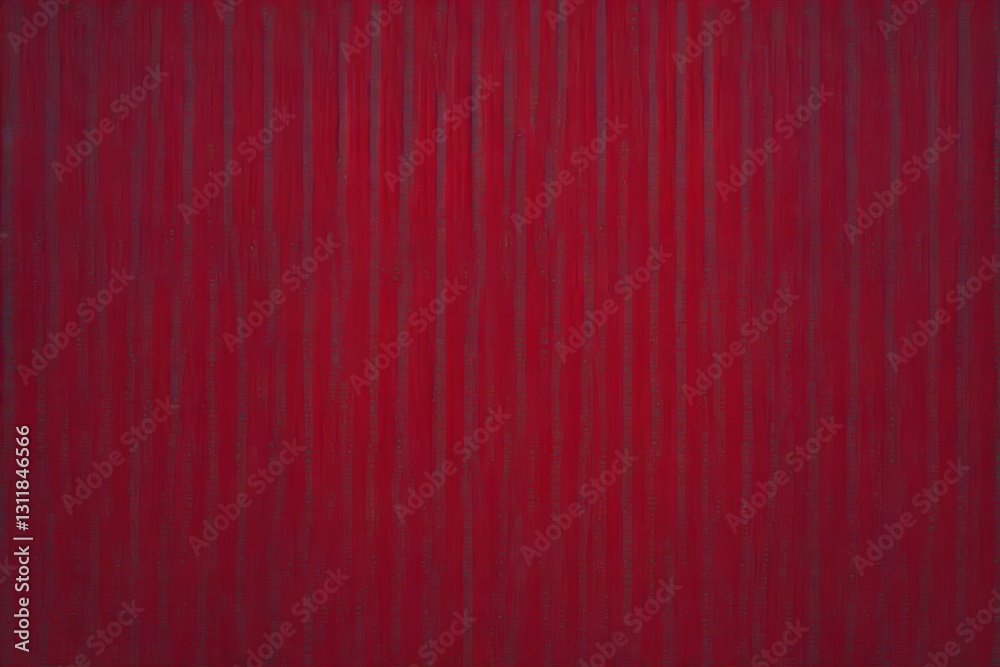 Fototapeta premium arafed red curtain with vertical lines and a white background