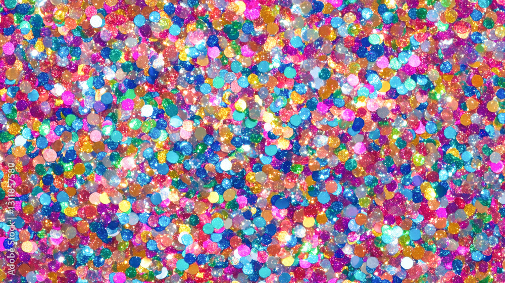 Colorful confetti sparkle background with glitter and shimmering circles Colorful confetti sparkle background with glitter and shimmering circles