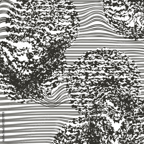 Striped texture with noisy zones