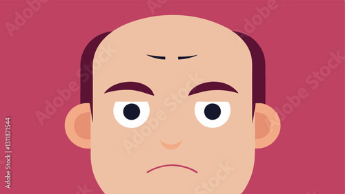 Smoother Forehead A forehead displaying frown lines and creases on the left side shifting to a smooth linefree forehead on the right.