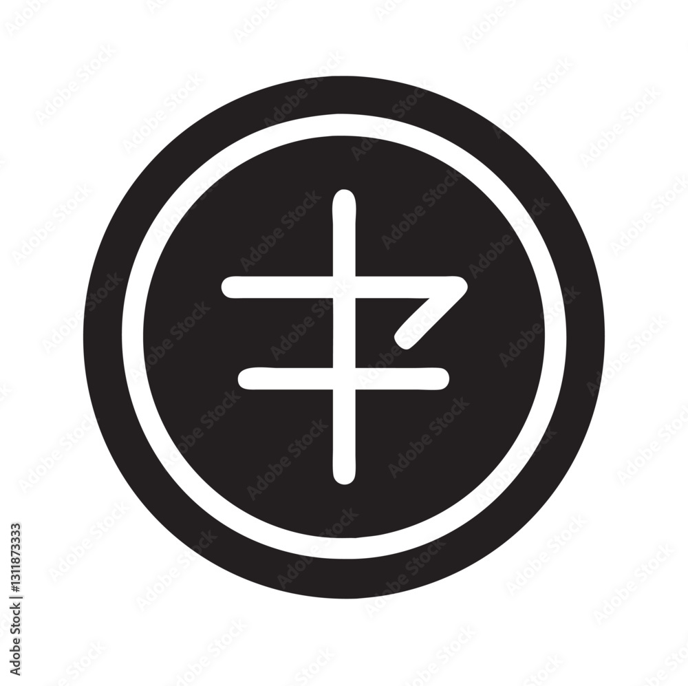 Obraz premium icon china minimal design