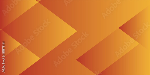 Minimal geometric background. Orange element with fluid gradient. Dynamic shape composition. Vector Illustrator