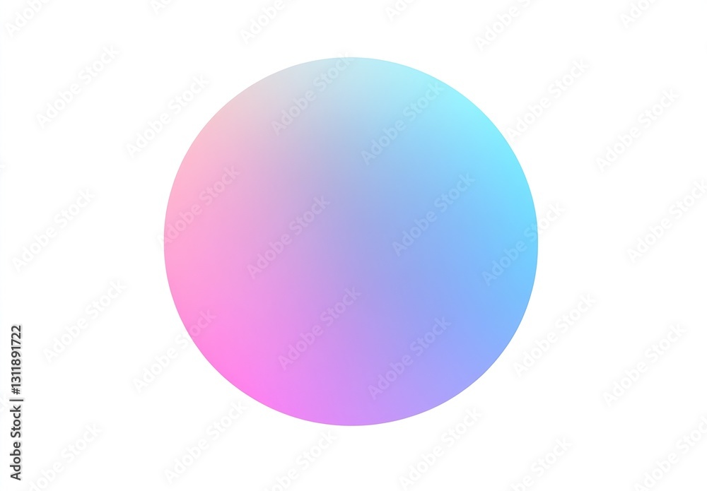 Soft round gradient shape featuring blue and pink hues for minimalistic design and backgrounds : Generative AI Soft round gradient shape featuring blue and pink hues for minimalistic design and backgrounds : Generative AI